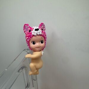 Custom Bedazzled 20th Anniversary Sonny Angel French Bulldog